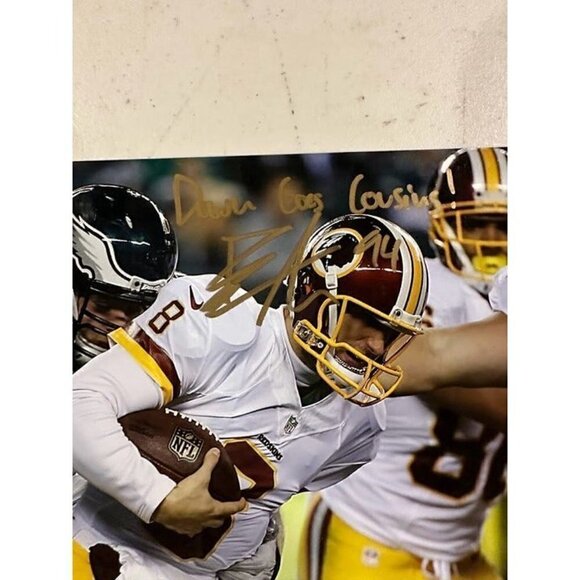 Beau Allen signed "Down Goes Cousins" autographed Philadelphia Eagles 8x10 Photo - Picture 2 of 3
